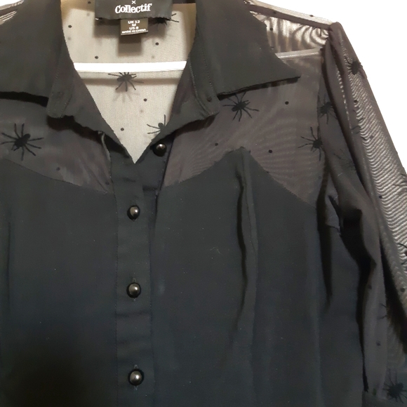 Collectif cute spider blouse - Picture 3 of 5